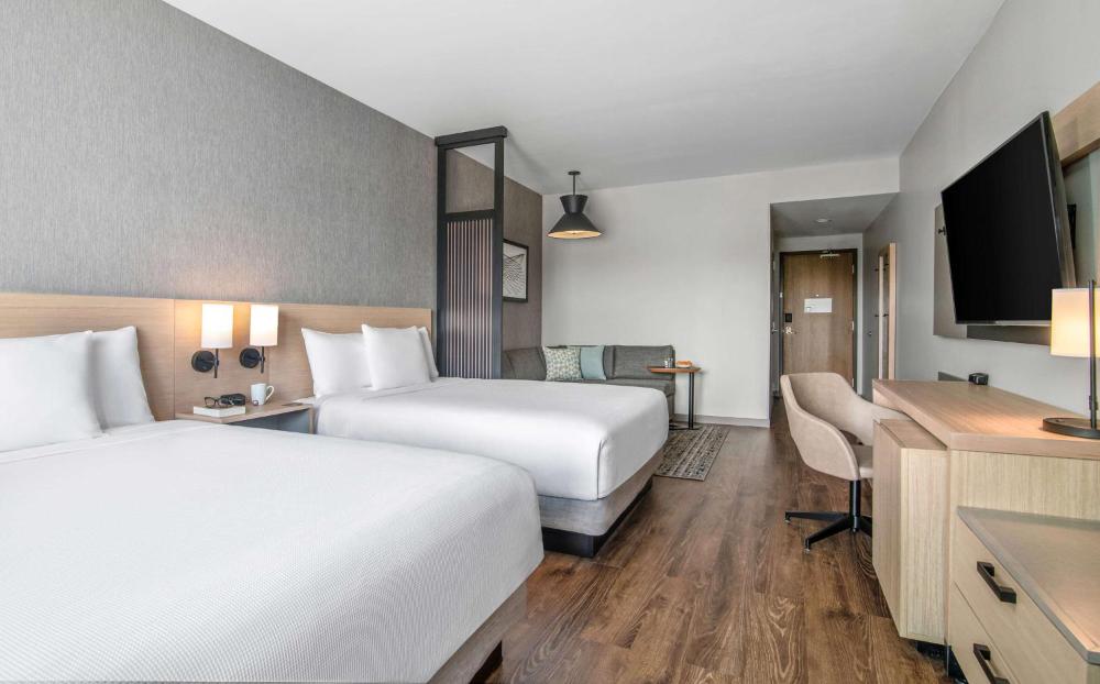 Queen Room with Two Queen Beds, Sofa Bed and Roll-in Shower - Disability Access interior